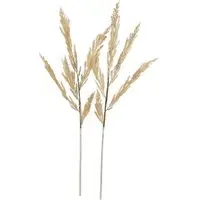 Set of 2 Artificial Grass Twig Lights - Warm White