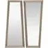 Set of 2 Asymmetric Mirrors - Silver