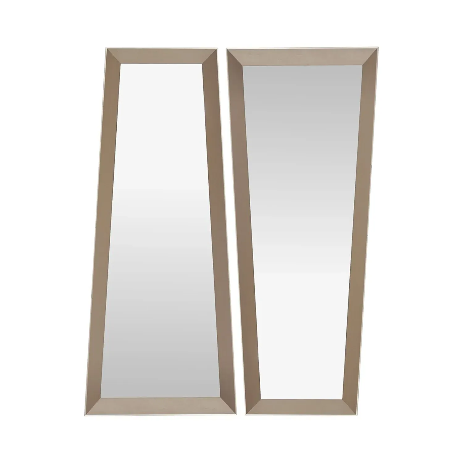 Set of 2 Asymmetric Mirrors - Silver image