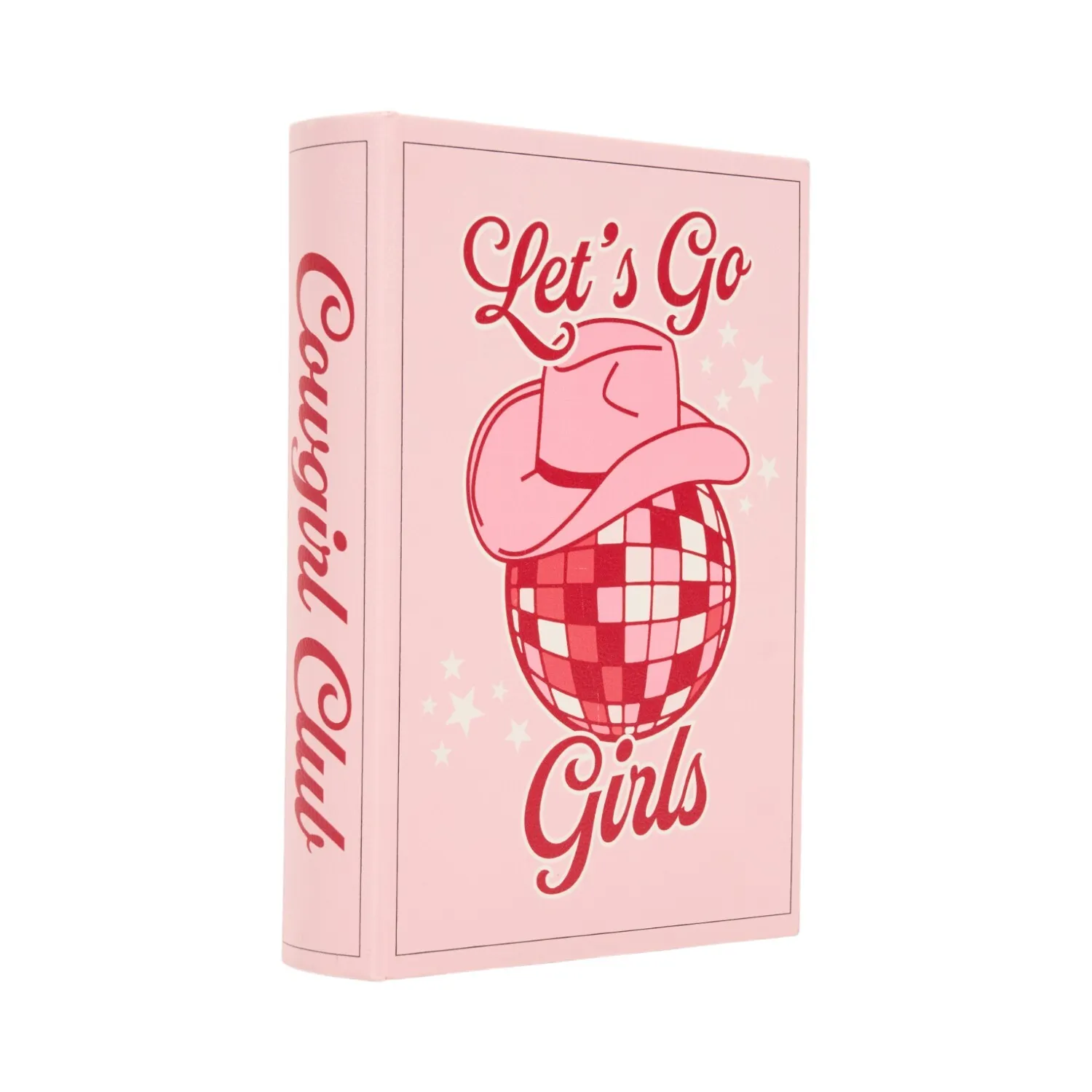 Set of 2 Cowgirl Book Boxes - Pink