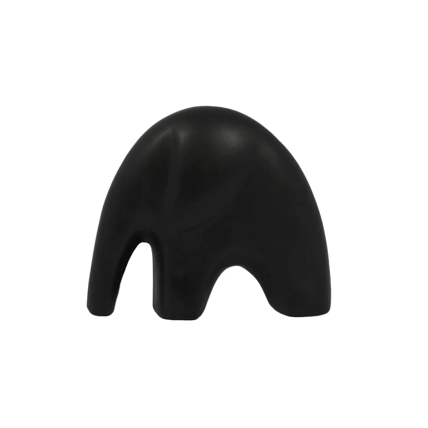 Set of 2 Elephant Ornaments - Black