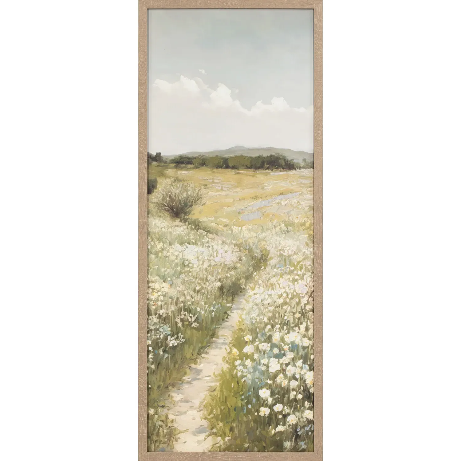 Set of 2 In the Meadows Canvas Wall Art - Green