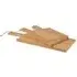 Set of 3 Bamboo Cutting Boards with Leather Rope - Natural