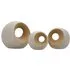 Set of 3 Deco Ornaments - Natural