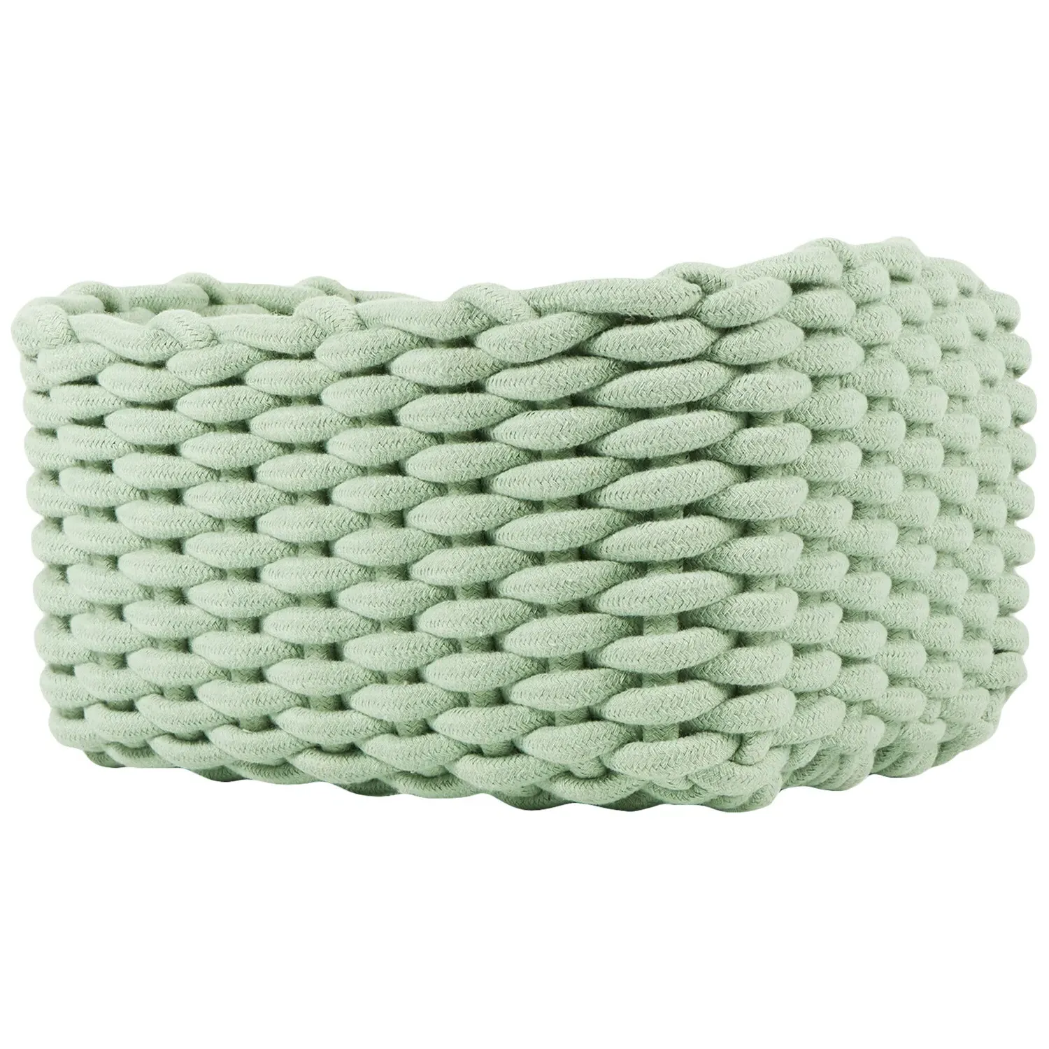 Set of 3 Rope Storage Baskets - Sage