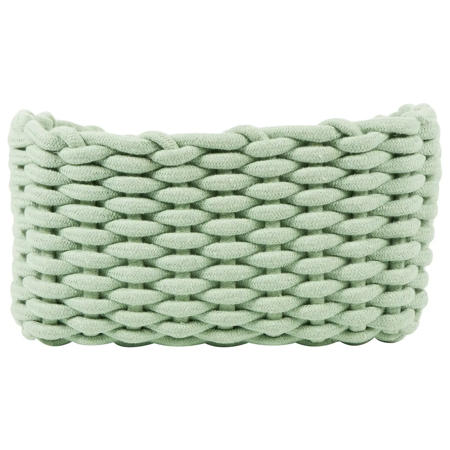 Set of 3 Rope Storage Baskets - Sage