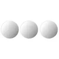 Set of 3 Round Mirrors - Neutral