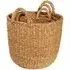 Set of 3 Seagrass Baskets - Natural