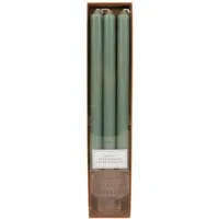 Set of 3 Taper Candles and Candle Holder - Multicolour