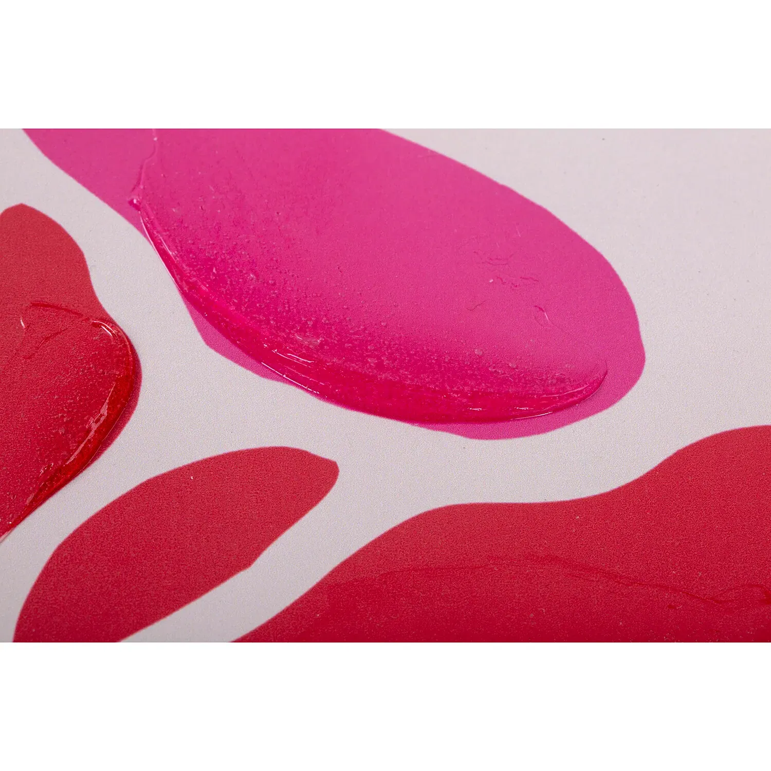 Set of 4 Bright Florals Canvases - Pink