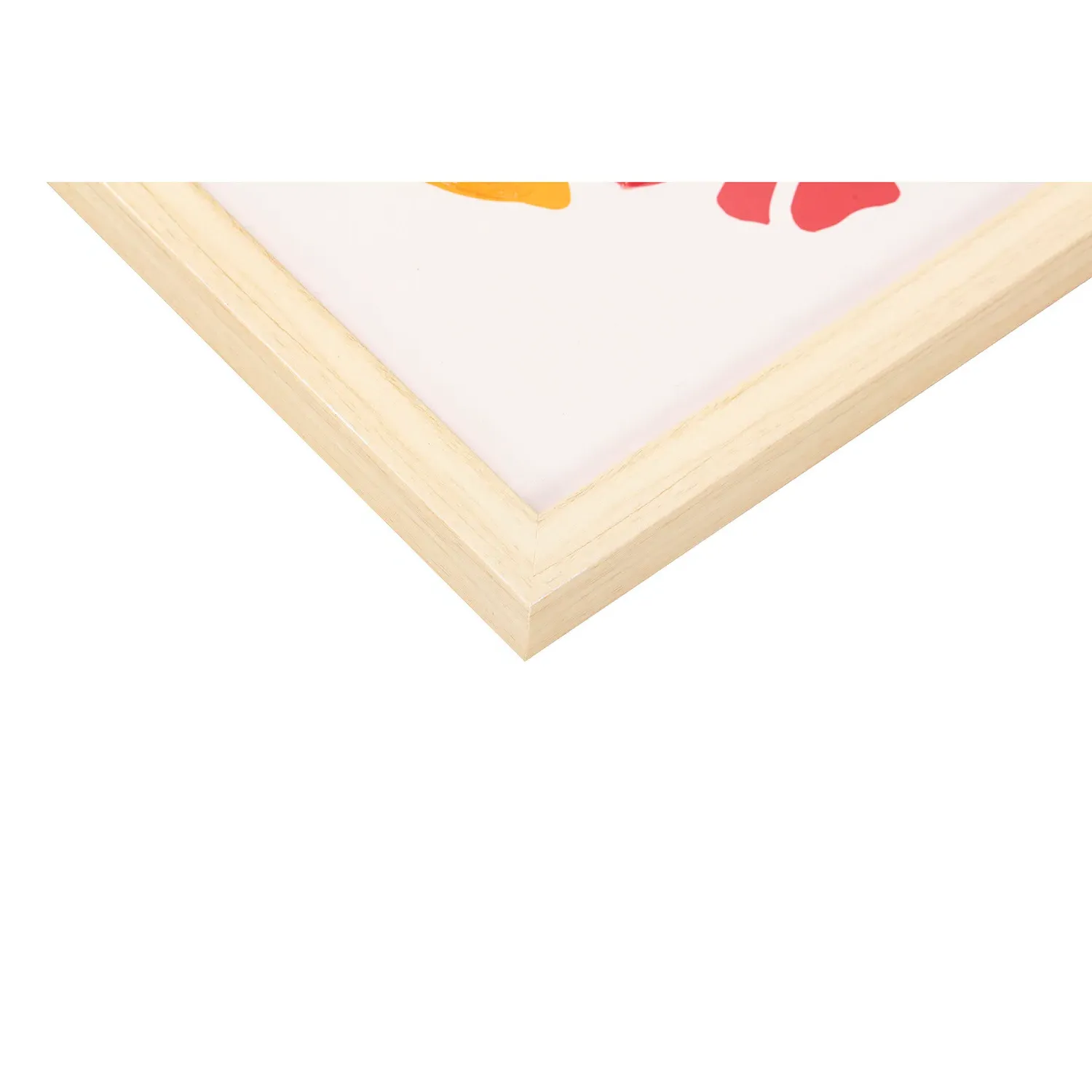 Set of 4 Bright Florals Canvases - Pink