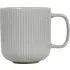 Set of 4 Ribbed Mugs - Grey
