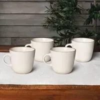 Set of 4 Speckled Mugs - Oatmeal