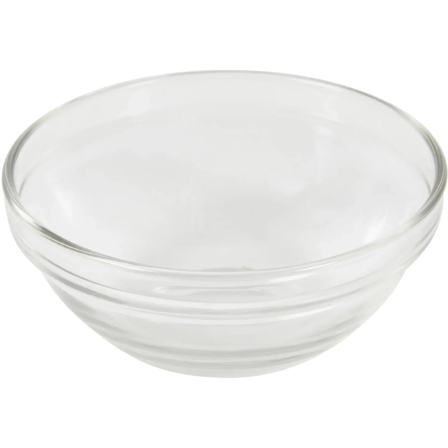 Set of 6 Glass Stacking Bowls - Clear