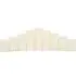 Set of 9 Flat Top LED Candles - White