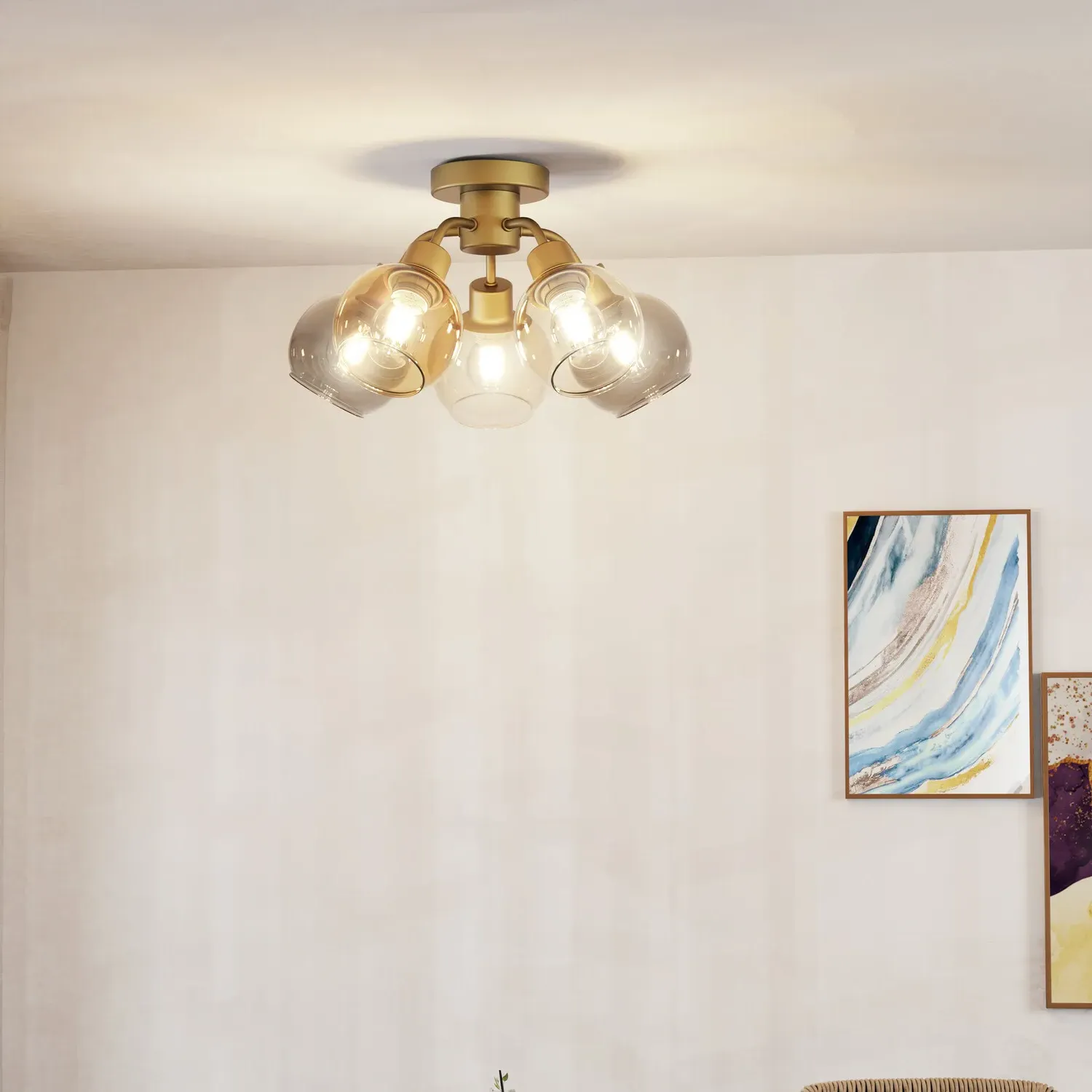 Shaunna Ceiling Fitting - Gold