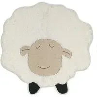 Sheep Shaped Rug - Cotton Polyester