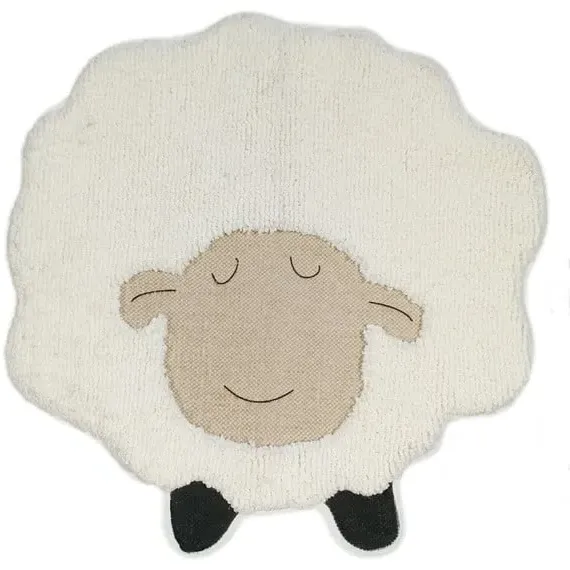 Sheep Shaped Rug - Cotton Polyester image