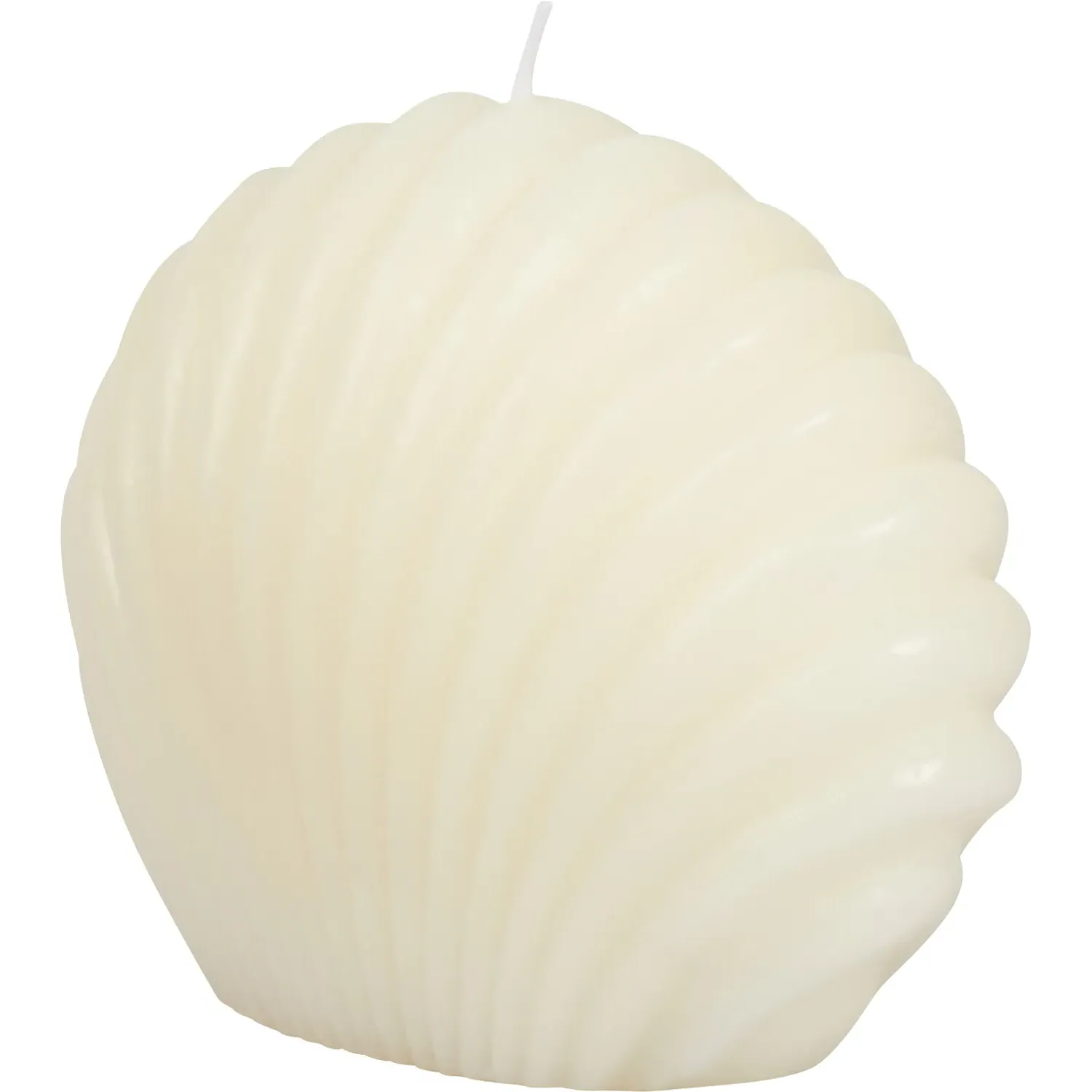 Shell Shaped Candle - White