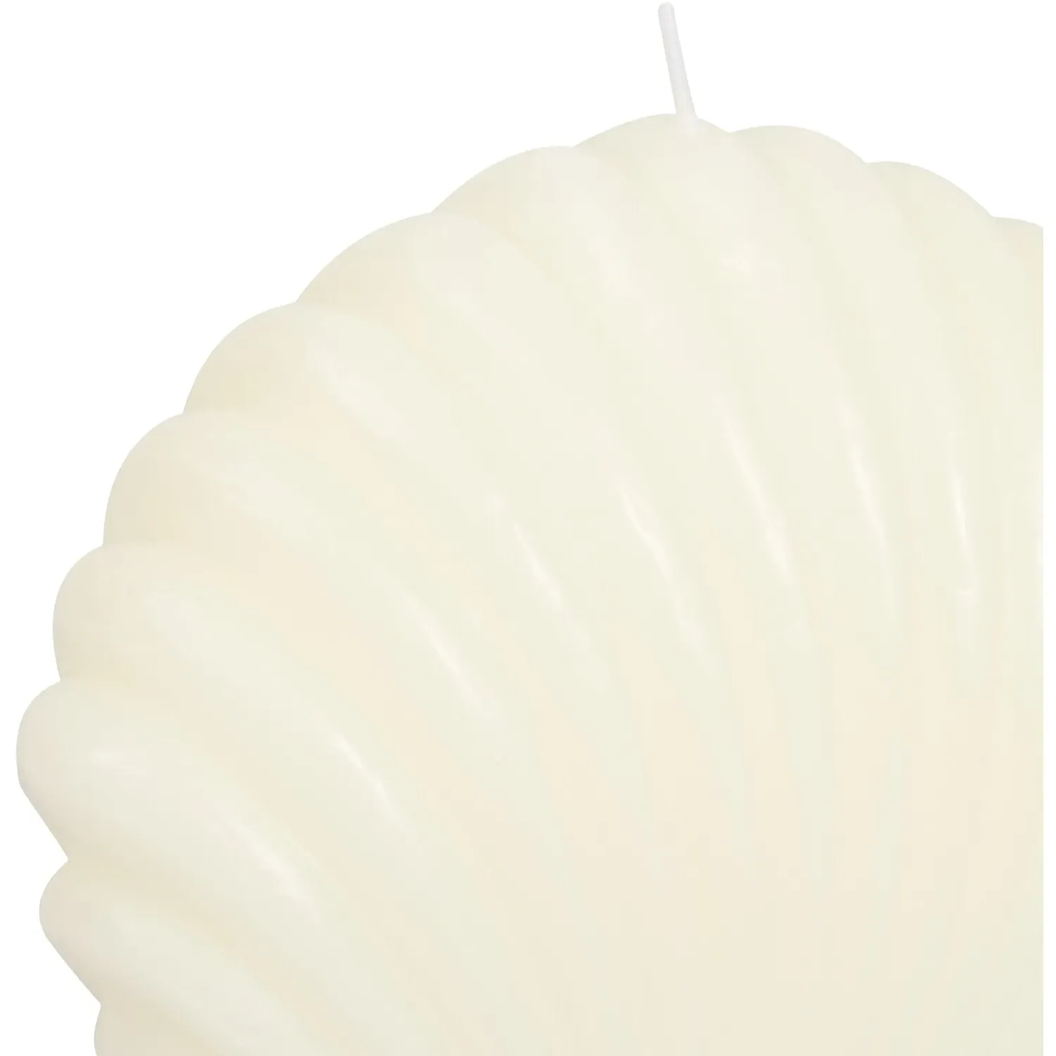 Shell Shaped Candle - White