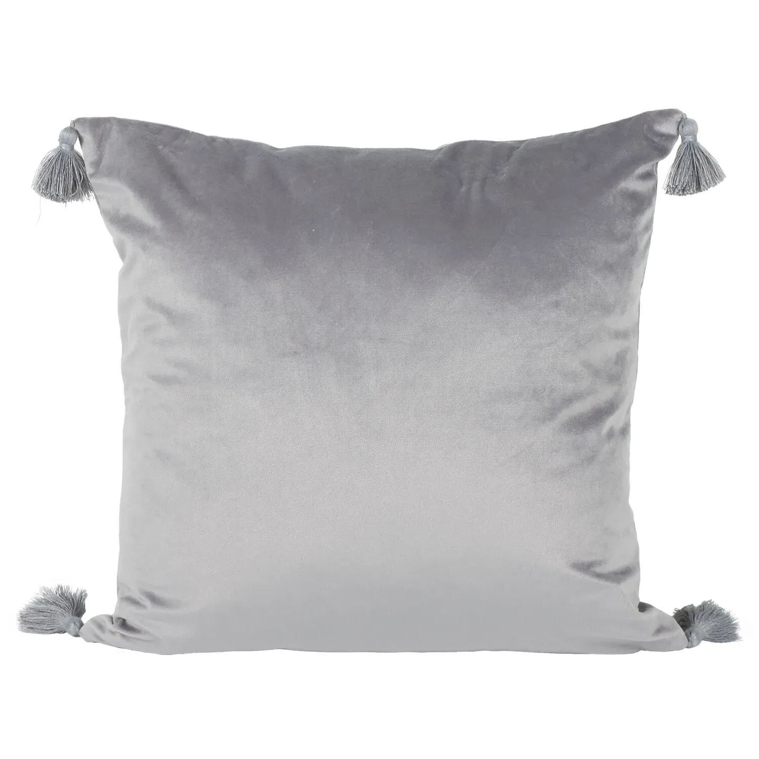 Shells Tufted Cushion - Grey and White, Polyester