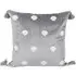 Shells Tufted Cushion - Grey and White, Polyester