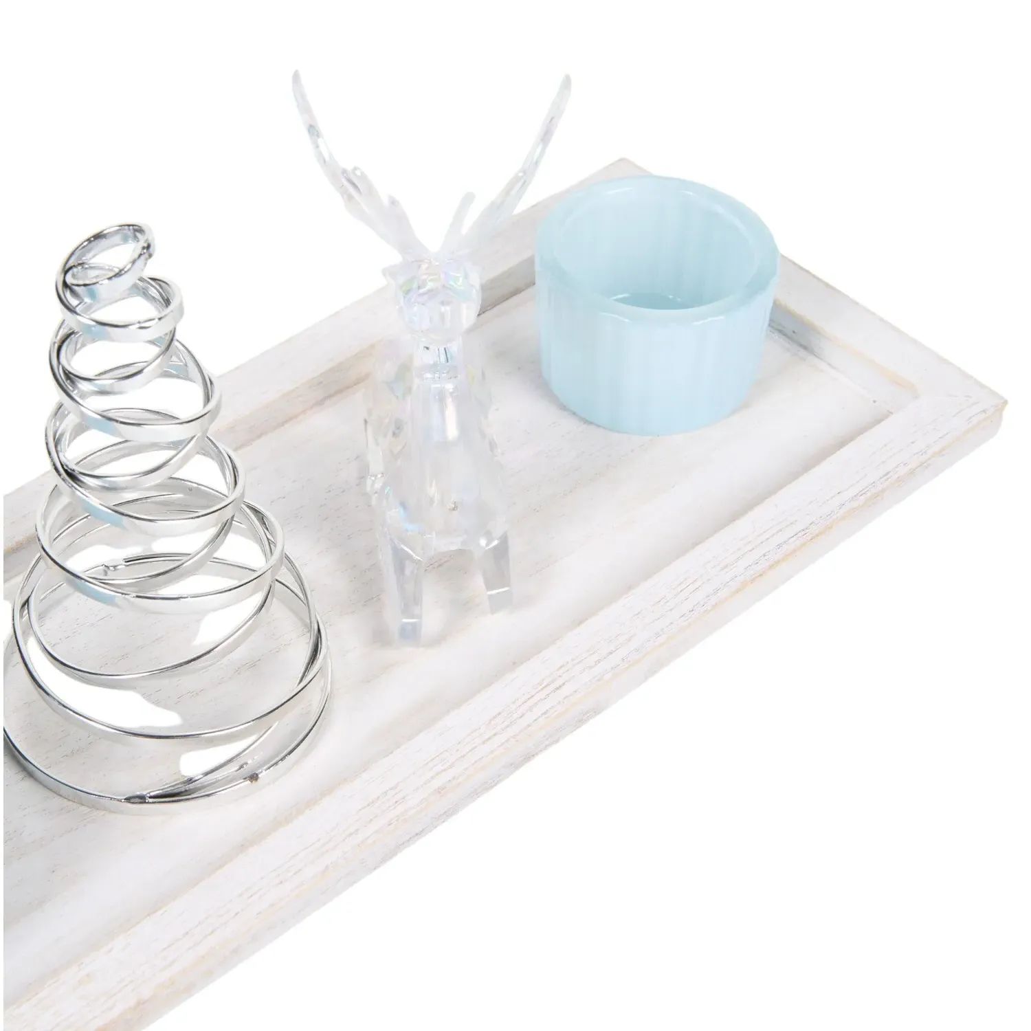 Shimmer Candle Tray - Blue