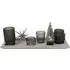 Shimmer Candle Tray with LED Tree - Grey