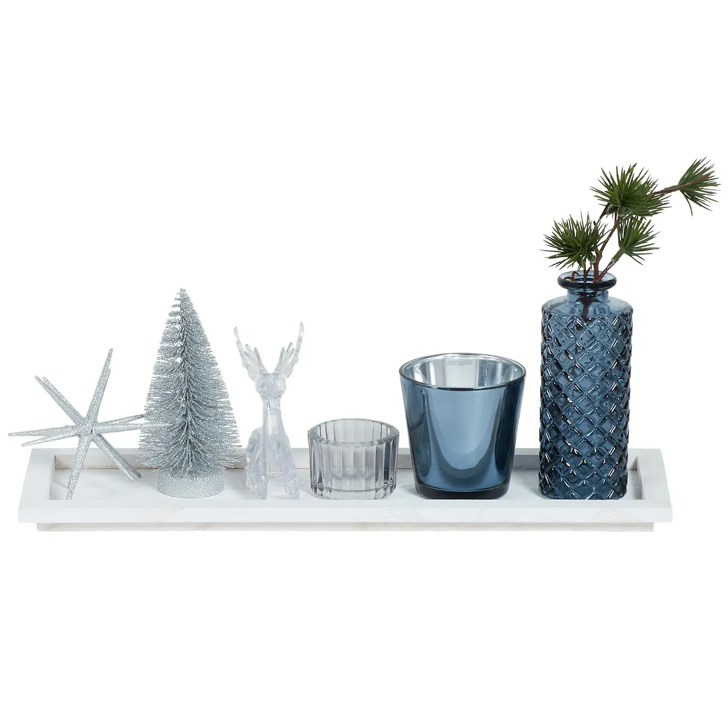 Shimmer Festive Candle Tray