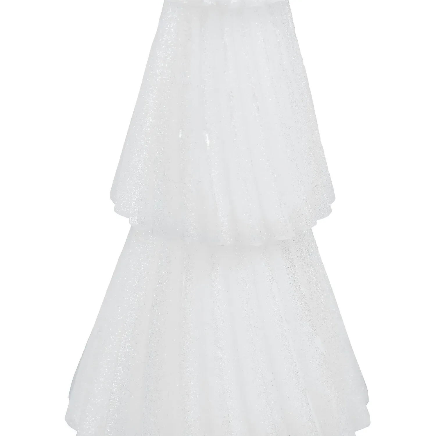 Shimmer Tree Candle - Cream