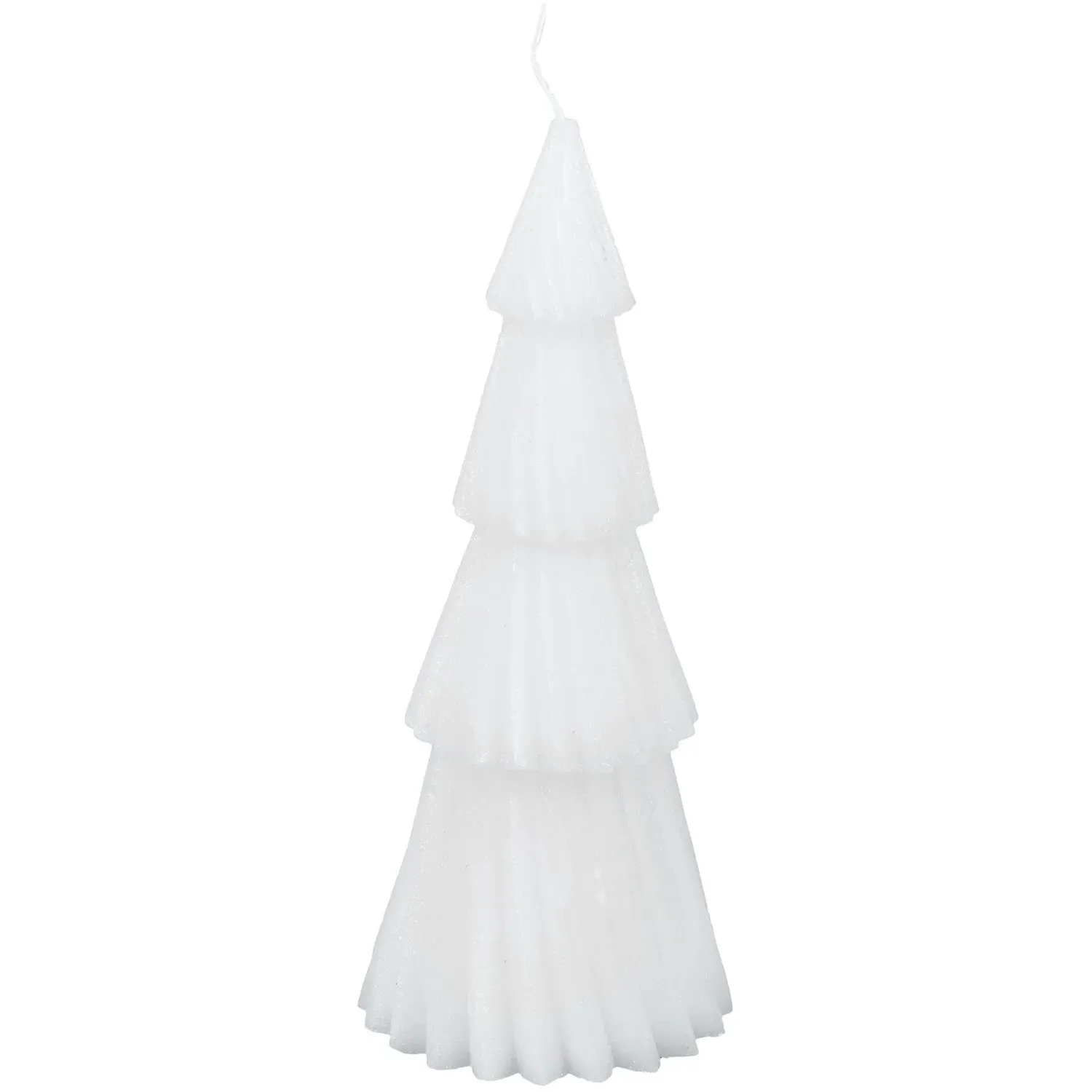 Shimmer Tree Candle - Cream