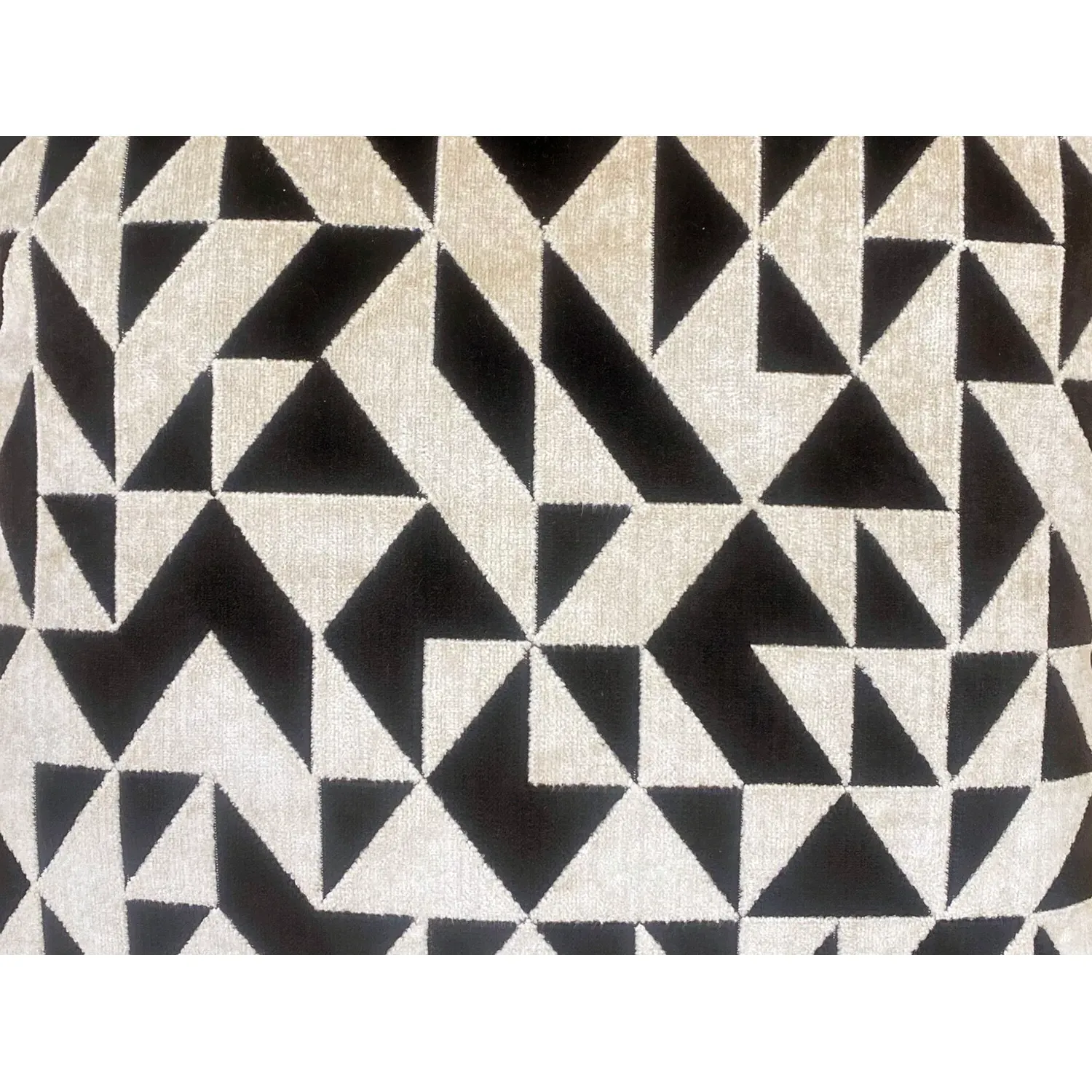 Shoreditch Geometric Cushion - Black