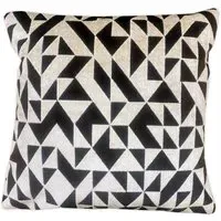 Shoreditch Geometric Cushion - Black