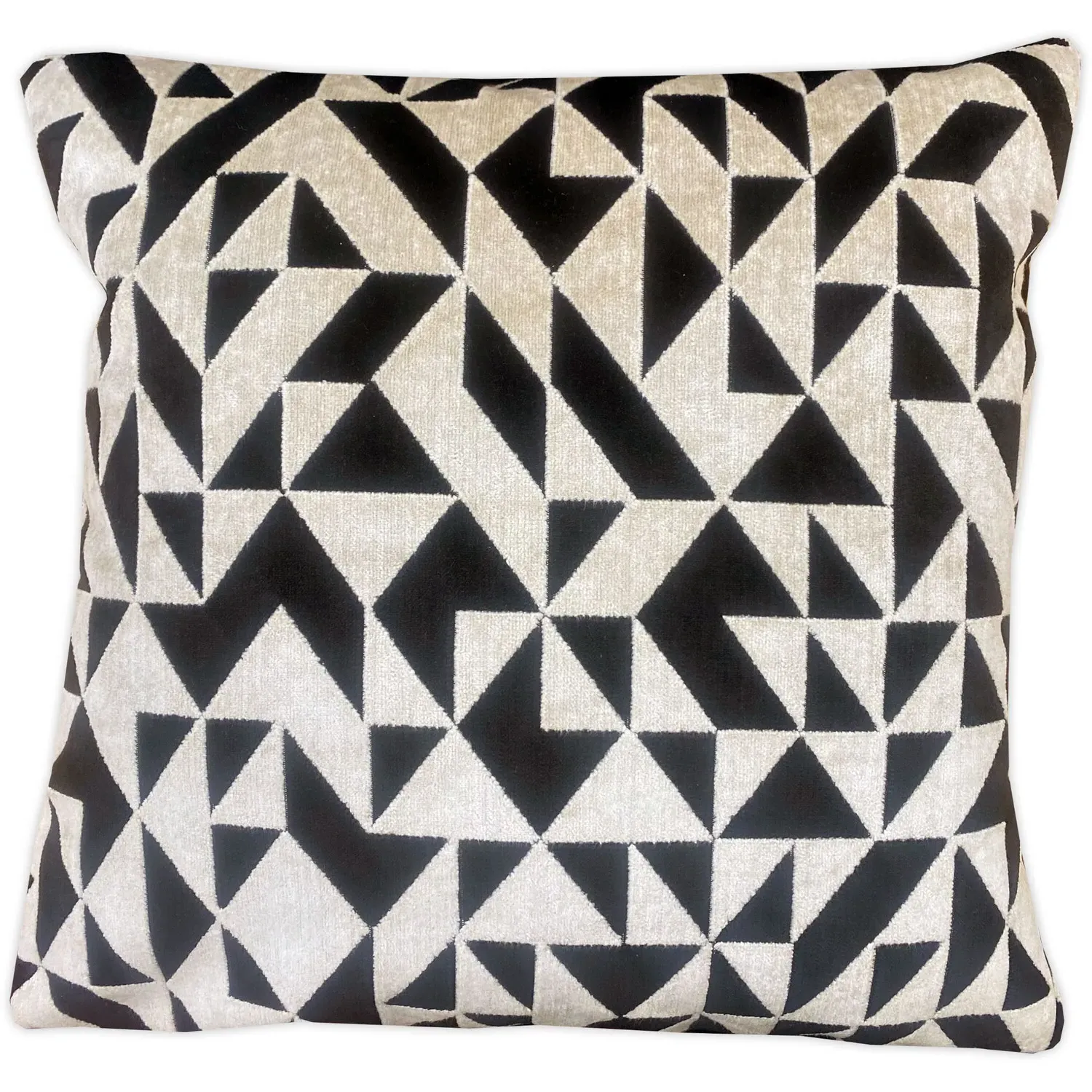 Shoreditch Geometric Cushion - Black image