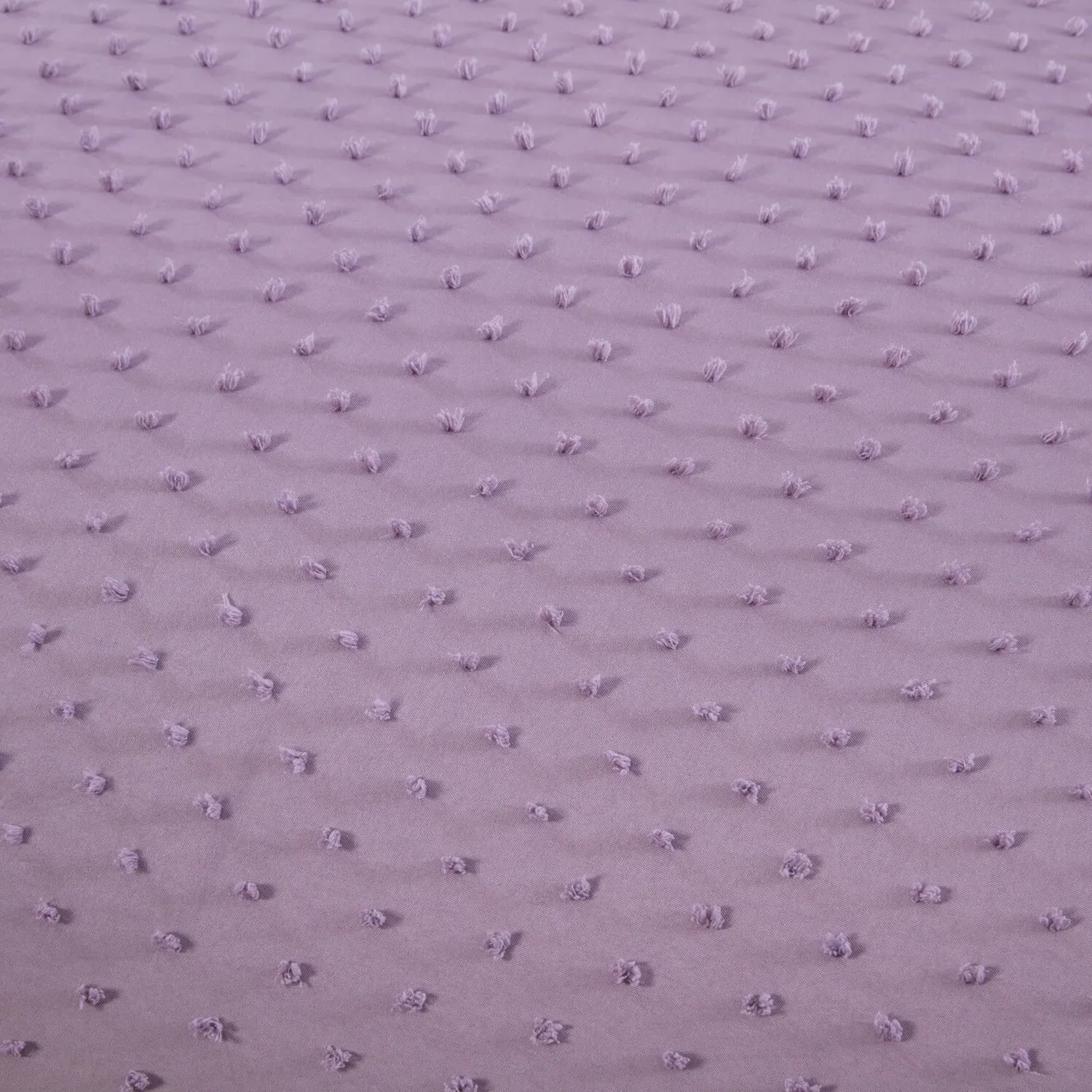 Sienna Tufted Dot Double Duvet Cover Set - Mauve