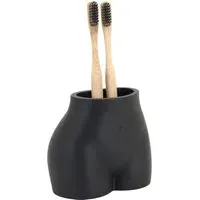 Silhouette Toothbrush Holder - Matte Black