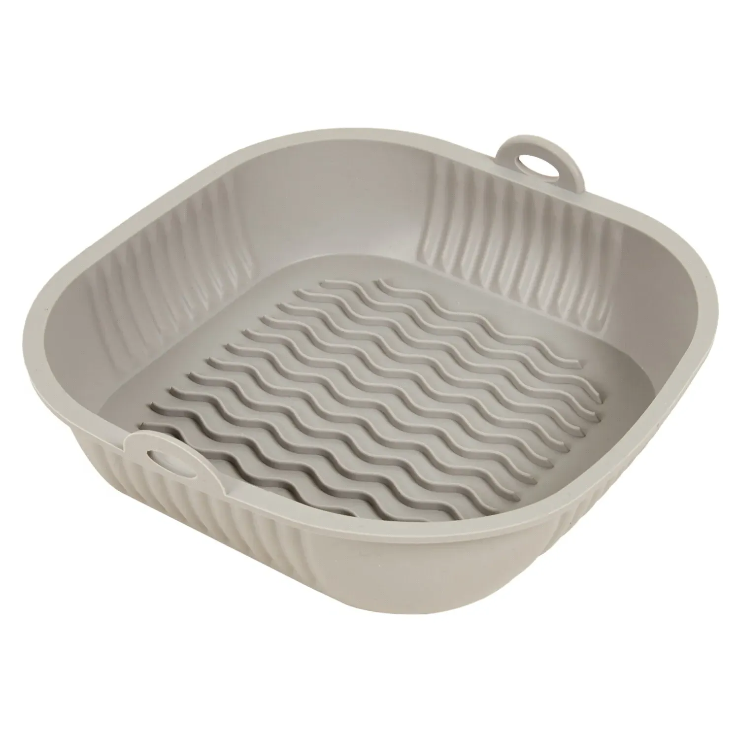 Silicone Air Fryer Tray - Grey