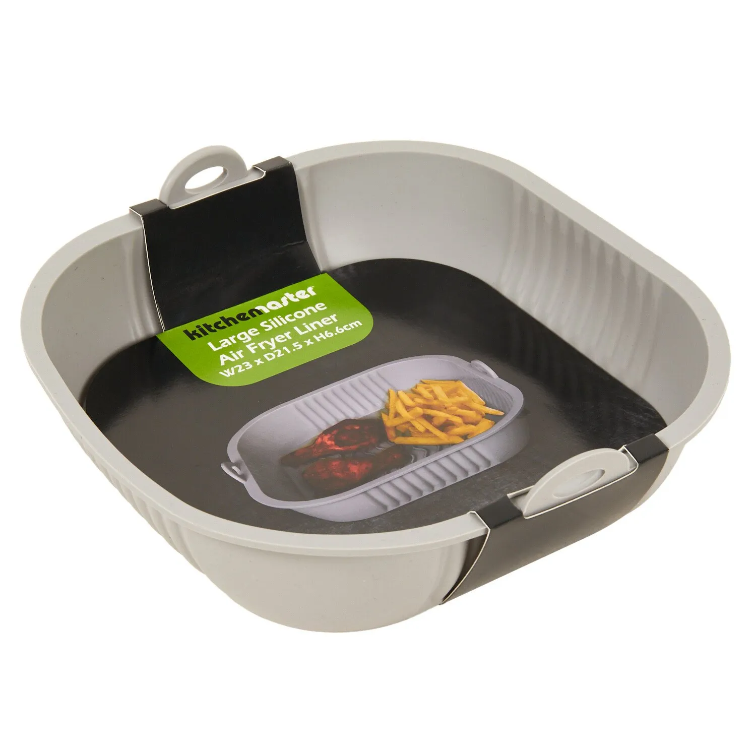 Silicone Air Fryer Tray - Grey
