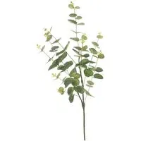 Silk Eucalyptus Spray Artificial Single Stem - Green