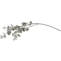 Silk Eucalyptus Spray - Smoke, Black