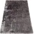 Silky Shaggy Rug 170cm - Silver