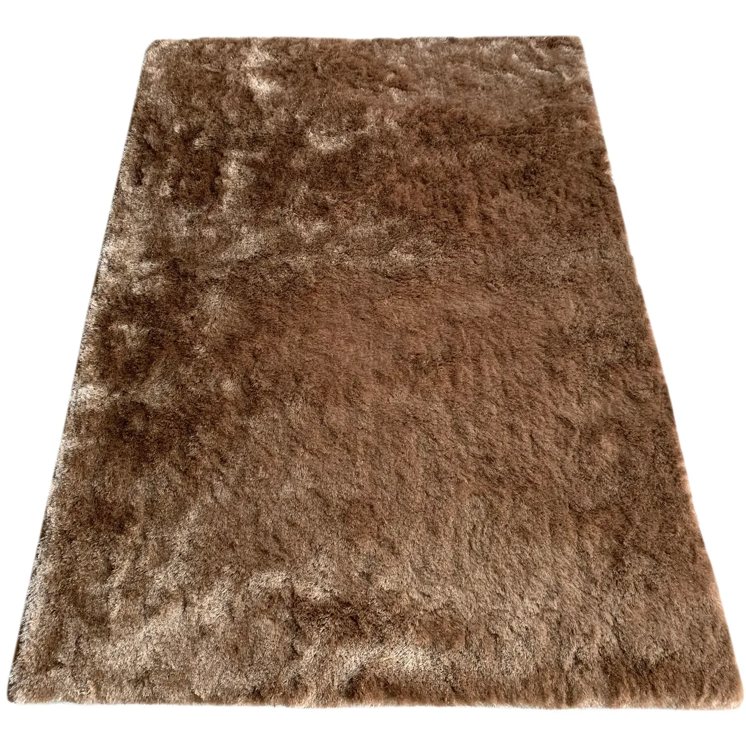 Silky Shaggy Rug - Taupe
