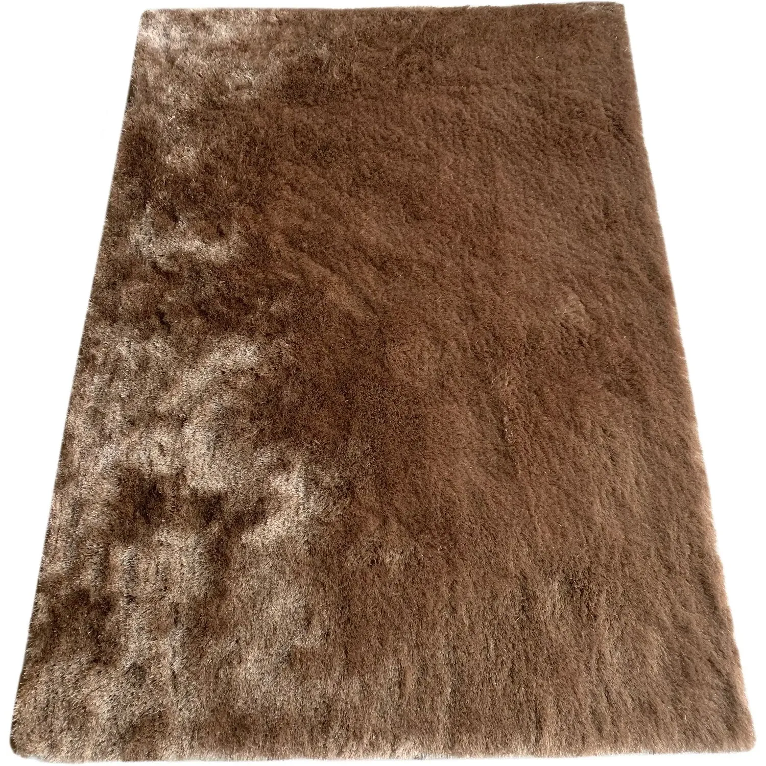Silky Shaggy Rug - Taupe