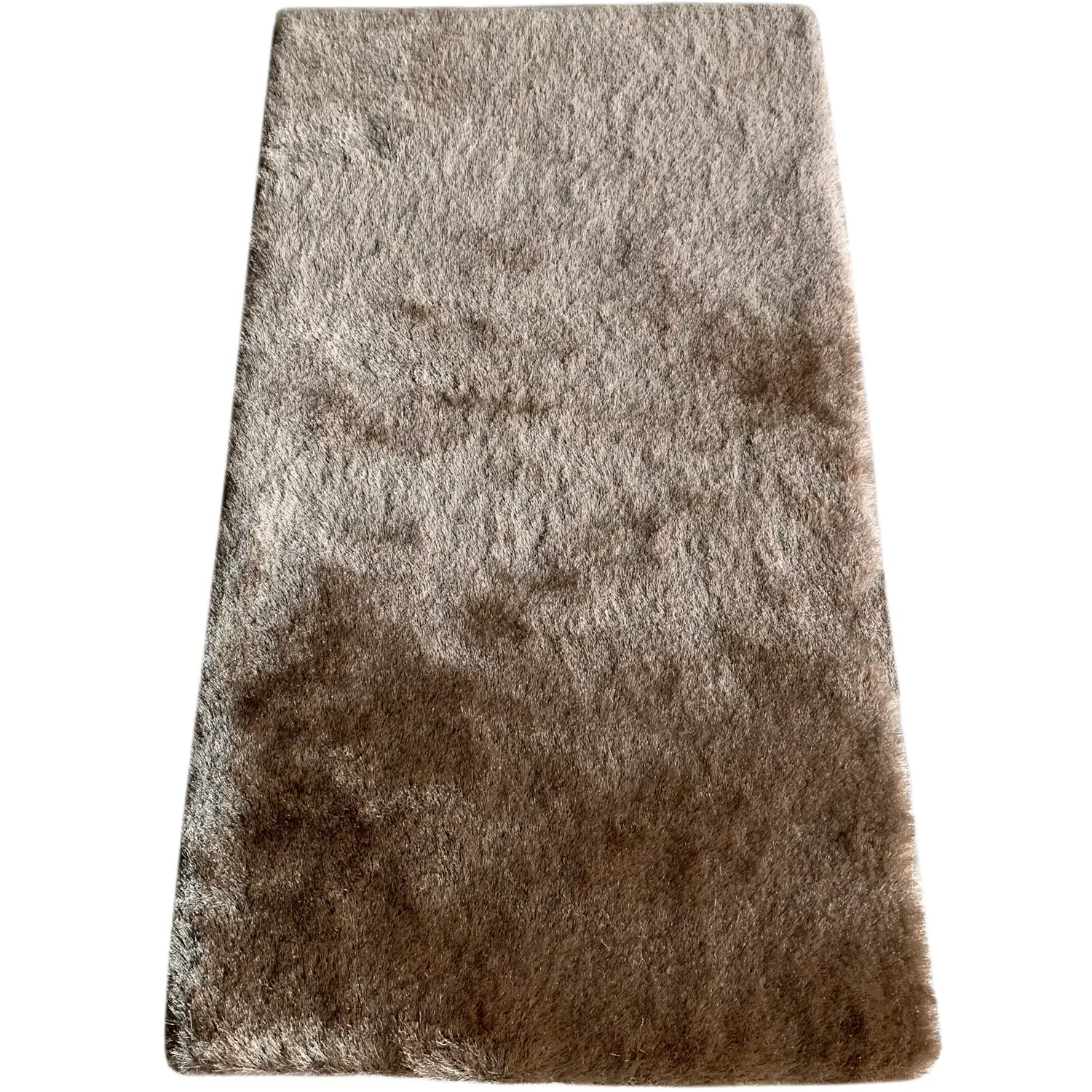 Silky Shaggy Rug - Taupe image