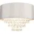 Silver Beading Droplet Lamp Shade - Silver