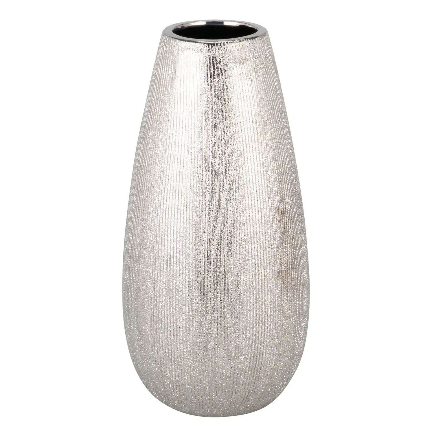 Silver Sparkle Vase - Silver image