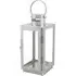 Silver Steel Lantern 21cm - Silver