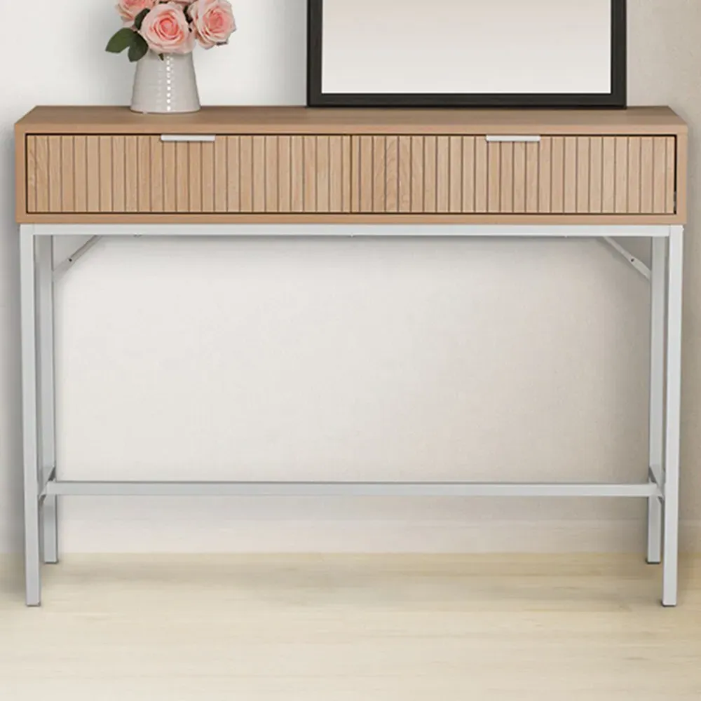 Singapore Console Table with Storage - Natural image
