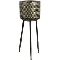 Single Metal Indoor Planter on Legs - 55cm