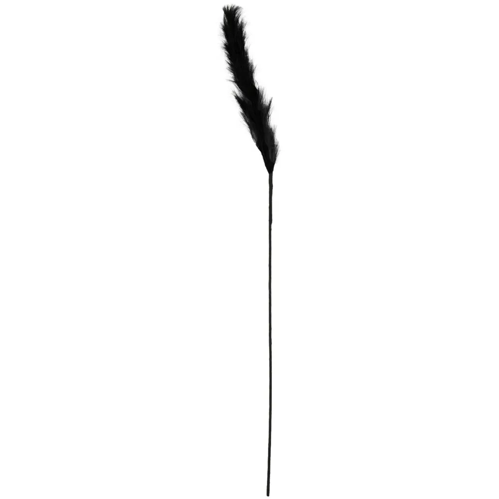 Single Stem Artificial Pampas Plant - Black image